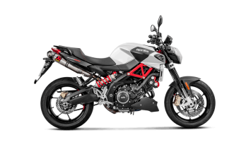Akrapovic Slip-On Line Titanium Einddemper Set met E-keur Aprilia SHIVER 900 2017 > 2020
