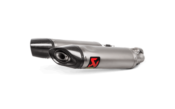 Akrapovic Slip-On Line Titanium Einddemper Set met E-keur Aprilia SHIVER 900 2017 > 2020