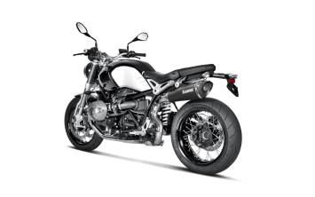 Akrapovic Slip-on Line Titanium Black met E-keur BMW R Nine T 2014 - 2016