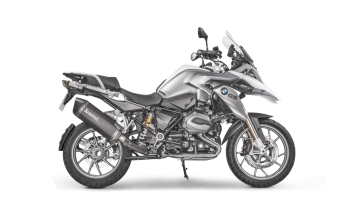 Akrapovic Slip-On Line Titanium Black Einddemper met E-keur BMW R 1200 GS / Adventure 2013 > 2018