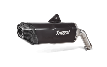 Akrapovic Slip-on Line Titanium Black Einddemper met E-keur BMW F850GS / Adventure 2018 > 2023