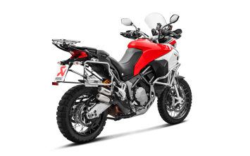 Akrapovic Slip-On Line Titanium Einddemper met E-keur Ducati Multistrada 1200 Enduro 2017 > 2018