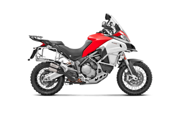 Akrapovic Slip-On Line Titanium Einddemper met E-keur Ducati Multistrada 1200 Enduro 2017 > 2018