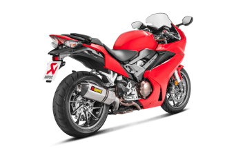 Akrapovic Slip-On Line Titanium Einddemper met E-keur Honda VFR 800 X Crossrunner 2017 > 2020