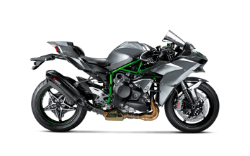 Akrapovic Slip-On Line Carbon Einddemper zonder E-keur Kawasaki Ninja H2 2015 - 2020
