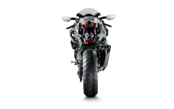 Akrapovic Slip-On Line Carbon Einddemper zonder E-keur Kawasaki Ninja H2 2015 - 2020