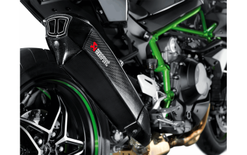 Akrapovic Slip-On Line Carbon Einddemper zonder E-keur Kawasaki Ninja H2 2015 - 2020