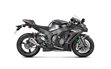 Akrapovic Slip-On Line Titanium Short Einddemper zonder E-keur Kawasaki Ninja ZX-10R / RR / SE 2016 - 2020