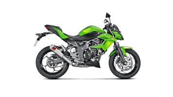 Akrapovic Slip-on Line Titanium Einddemper zonder E-keur Kawasaki Ninja 125 2019 - 2024