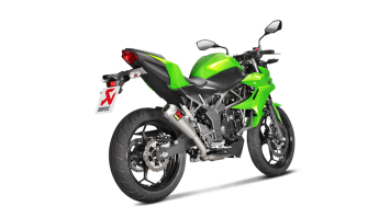 Akrapovic Slip-on Line Titanium Einddemper zonder E-keur Kawasaki Ninja 125 2019 - 2024