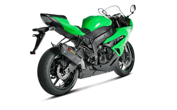 Akrapovic Slip-On Line Carbon Einddemper zonder E-keur Kawasaki Ninja ZX-6R / 636 2009 - 2020