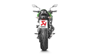 Akrapovic Slip-On Line Titanium Short Einddemper zonder E-keur Kawasaki Z900 2017 - 2019
