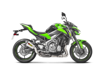 Akrapovic Slip-On Line Titanium Short Einddemper zonder E-keur Kawasaki Z900 2017 - 2019