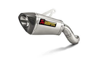 Akrapovic Slip-On Line Titanium Short Einddemper zonder E-keur Kawasaki Z900 2017 - 2019
