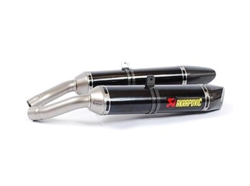 Akrapovic Slip-On Line Carbon Einddemper Set (L+R) met E-keur Yamaha YZF-R1 2004 - 2006