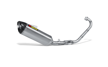 Akrapovic Racing Line Titanium Volledig Uitlaat Systeem met E-keur Yamaha YZF-R125 2014 > 2018