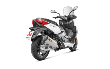 Akrapovic Slip-On Line RVS Einddemper met E-keur Yamaha X-MAX 125 2017 - 2020