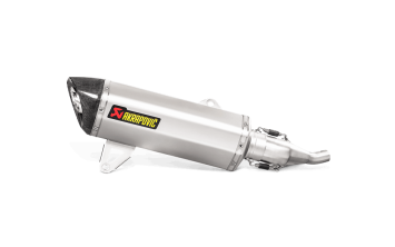 Akrapovic Slip-On Line RVS Einddemper met E-keur Yamaha X-MAX 125 2017 - 2020