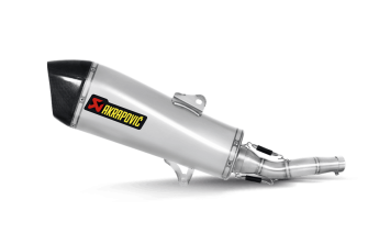 Akrapovic Slip-On Line RVS Einddemper met E-keur MBK Evolis 400 2013 - 2016