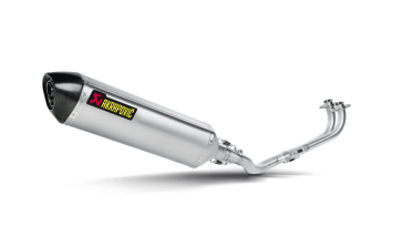 Akrapovic Racing Line Titanium Volledig Uitlaat Systeem zonder E-keur Yamaha TMAX 2008 - 2016