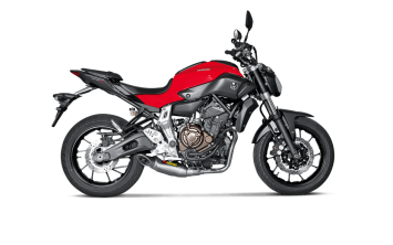 Akrapovic Racing Line Titanium Volledig Uitlaatsysteem met E-keur Yamaha MT-07 / FZ-07 2014 > 2016