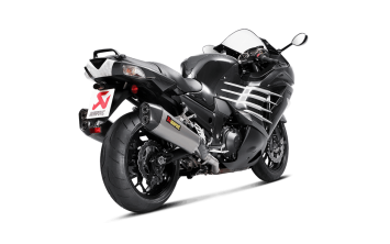Akrapovic Slip-On Line Titanium Einddemper Set met E-keur Kawasaki ZZR1400 / ZX14R 2012 - 2020