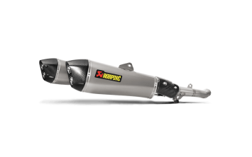 Akrapovic Slip-On Line Titanium Einddemper Set met E-keur Kawasaki ZZR1400 / ZX14R 2012 - 2020