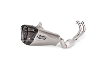Akrapovic Racing Line Titanium Volledig Uitlaat Systeem met E-keur Yamaha TMAX 530 2017 - 2019