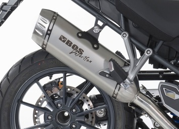 BOS Desertfox RVS Matt Einddemper met E-keur voor Triumph Tiger 1200 Explorer 2012 > 2015