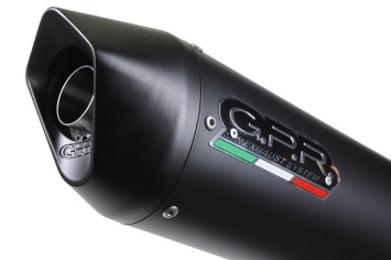 GPR Furore Nero RVS Slip-on Einddemper met E-keur Aprilia RSV4 2009 > 2014