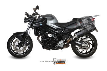 Mivv Speed Edge RVS Black Slip-on Einddemper met E-keur BMW F 800 R 2009 > 2020