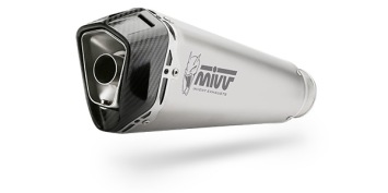 Mivv Delta Race RVS Slip-on Einddemper met E-keur Benelli TRK 502 2017 > 2024