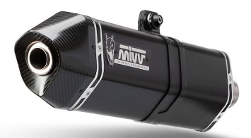 Mivv Speed Edge RVS Black Slip-on Einddemper met E-keur BMW F 800 R 2009 > 2020