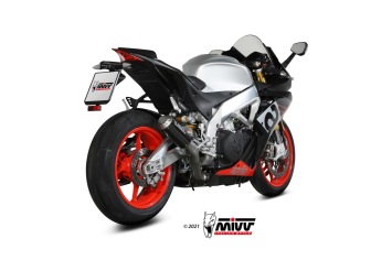 Mivv MK3 Carbon Einddemper zonder E-keur Aprilia RSV4 2017 > 2020