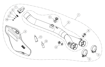 Akrapovic Titanium Decat Linkpipe Yamaha MT10 / FZ10 2022 - 2024