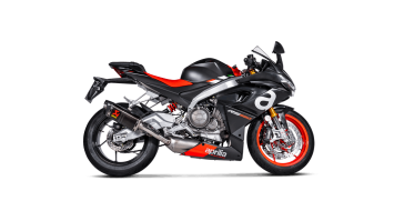 Akrapovic Racing Line Carbon Compleet Uitlaatsysteem met E-keur incl. Katalysator Aprilia RS 660 2021 > 2024