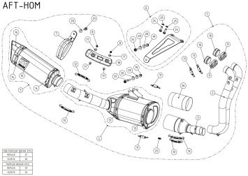 Akrapovic Racing Line Carbon Compleet Uitlaatsysteem met E-keur incl. Katalysator Aprilia RS 660 2021 > 2024