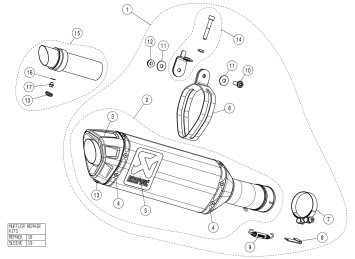 Akrapovic Slip-on Line Carbon Einddemper met E-keur BMW S 1000 R 2021 - 2024