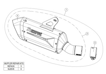 Akrapovic Slip-on Line Titanium Einddemper met E-keur BMW R 1300 GS 2024 - 2025