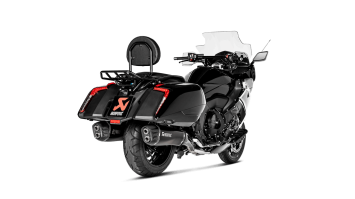 Akrapovic Slip-on Line Titanium Black Dubbele Einddemper (L+R) met E-keur BMW K 1600 B / Grand America 2017 > 2020