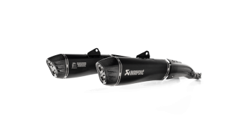 Akrapovic Slip-on Line Titanium Black Dubbele Einddemper (L+R) met E-keur BMW K 1600 B / Grand America 2017 > 2020