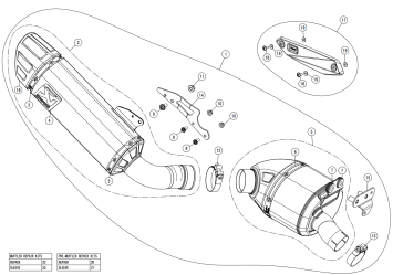 Akrapovic Slip-on Line Titanium Einddemper met E-keur BMW F 900 R 2020 > 2025