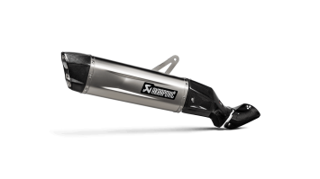 Akrapovic Slip-on Line Titanium Einddemper met E-keur Honda CRF 1100 L Africa Twin Adventure Sports 2020 > 2023
