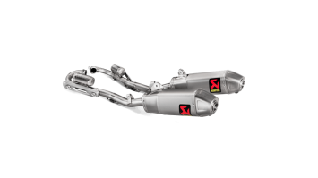 Akrapovic Evolution Line Titanium Volledig Uitlaatsysteem zonder E-keur Honda CRF 250 R / RX 2018 > 2021