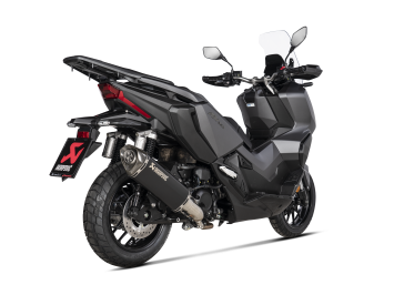 Akrapovic Slip-on Line RVS Black Einddemper met E-keur Honda ADV 350 2022 - 2024