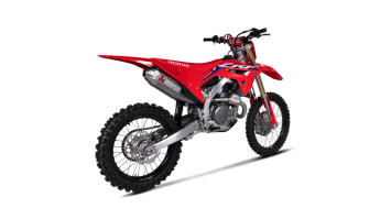 Akrapovic Evolution Line Titanium Volledig Uitlaatsysteem zonder E-keur Honda CRF 450 R / RX 2021 - 2024