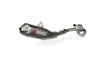 Akrapovic Evolution Line Titanium Volledig Uitlaatsysteem zonder E-keur Honda CRF 450 R / RX 2021 - 2024