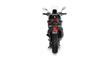 Akrapovic Slip-On Line Titanium Black Einddemper met E-keur Honda X-ADV 2017 > 2023