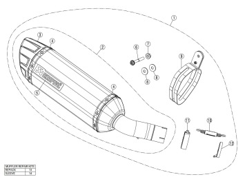 Akrapovic Slip-on Line Carbon Einddemper met E-keur Honda CB 750 Hornet 2023 - 2025