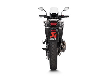 Akrapovic Slip-on Line Titanium Black Einddemper met E-keur Honda XL 750 Transalp 2023 - 2025